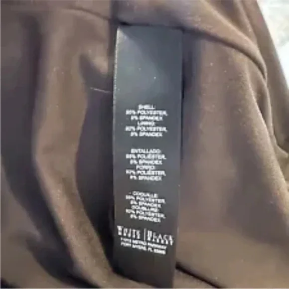 White House Black Market Geometric Boat Neck Drop Waist Dress Women’s Small (848 - Picture 4 of 5